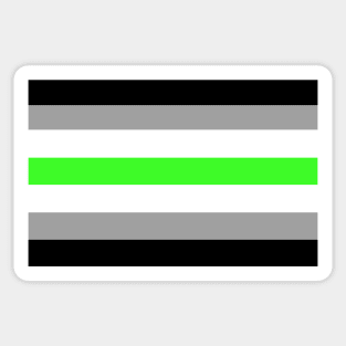 Agender Pride Flag Sticker